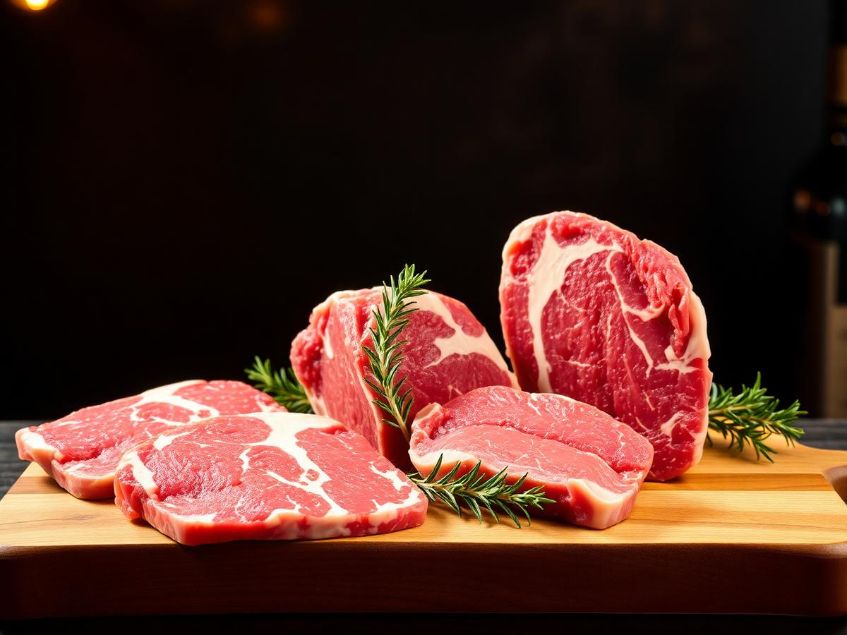 Cortes de carne premium en la Carnicería Parrillín